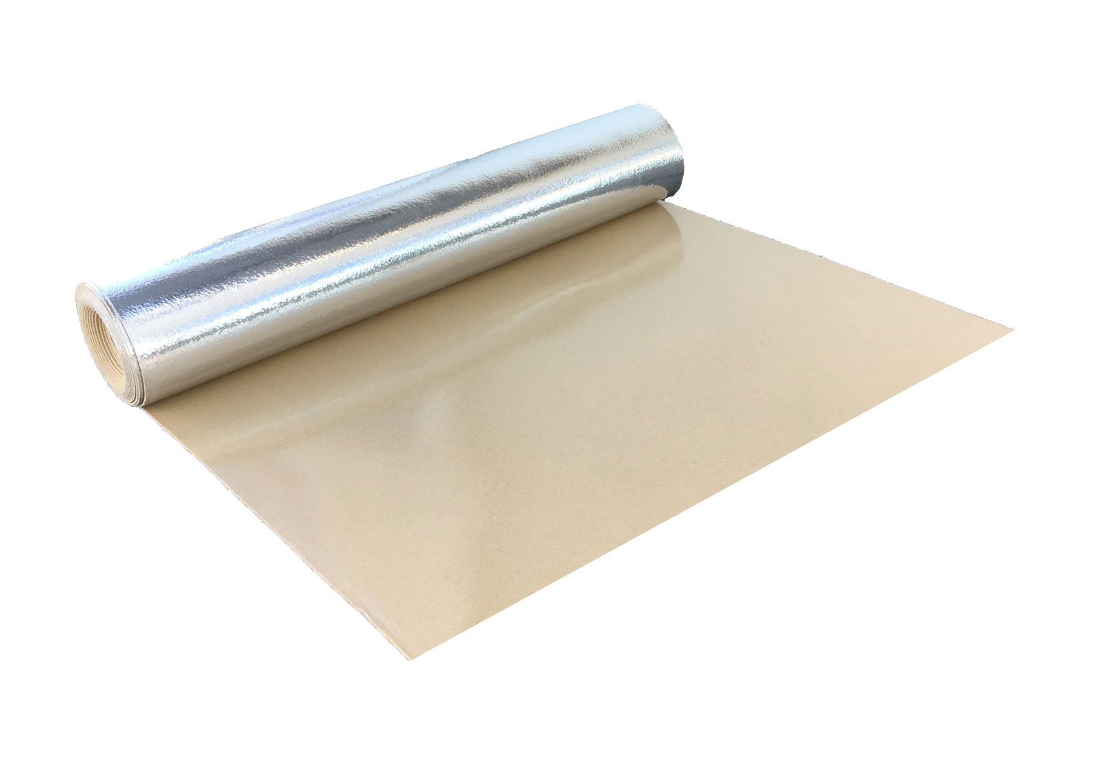 Ondervloer – PU Rubber – Zilverfolie Contactgeluid Reducerend