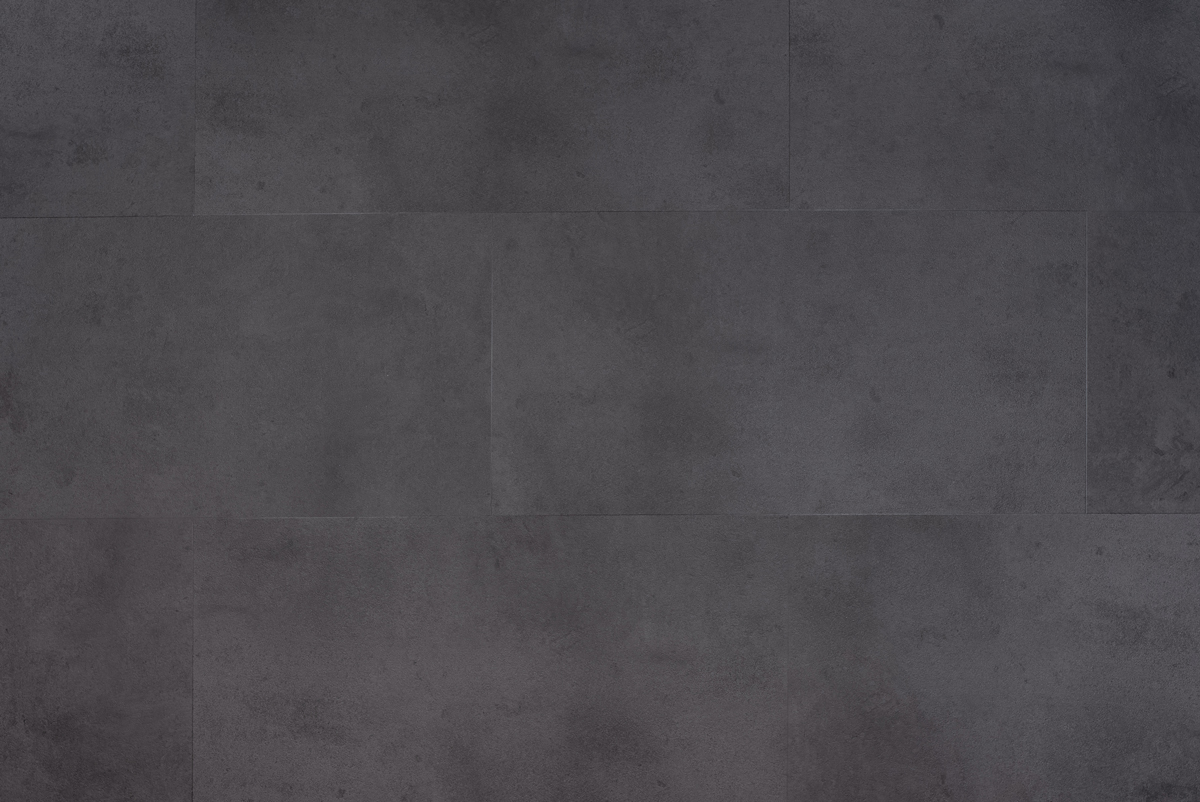 Floer Tegel Click PVC Betonlook Zwart product topdown 1