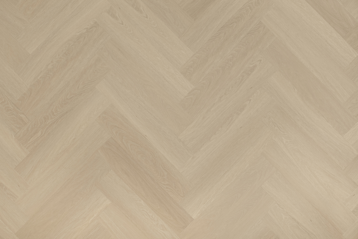 Floer Visgraat Click PVC vloer Beige Eiken product topdown 1