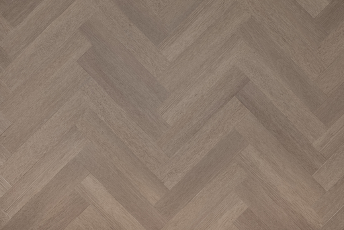 Floer Visgraat PVC vloer Greige Eiken product topdown 1