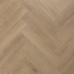 Floer Hybride Laminaat Visgraat Grijsbeige Eiken topdown