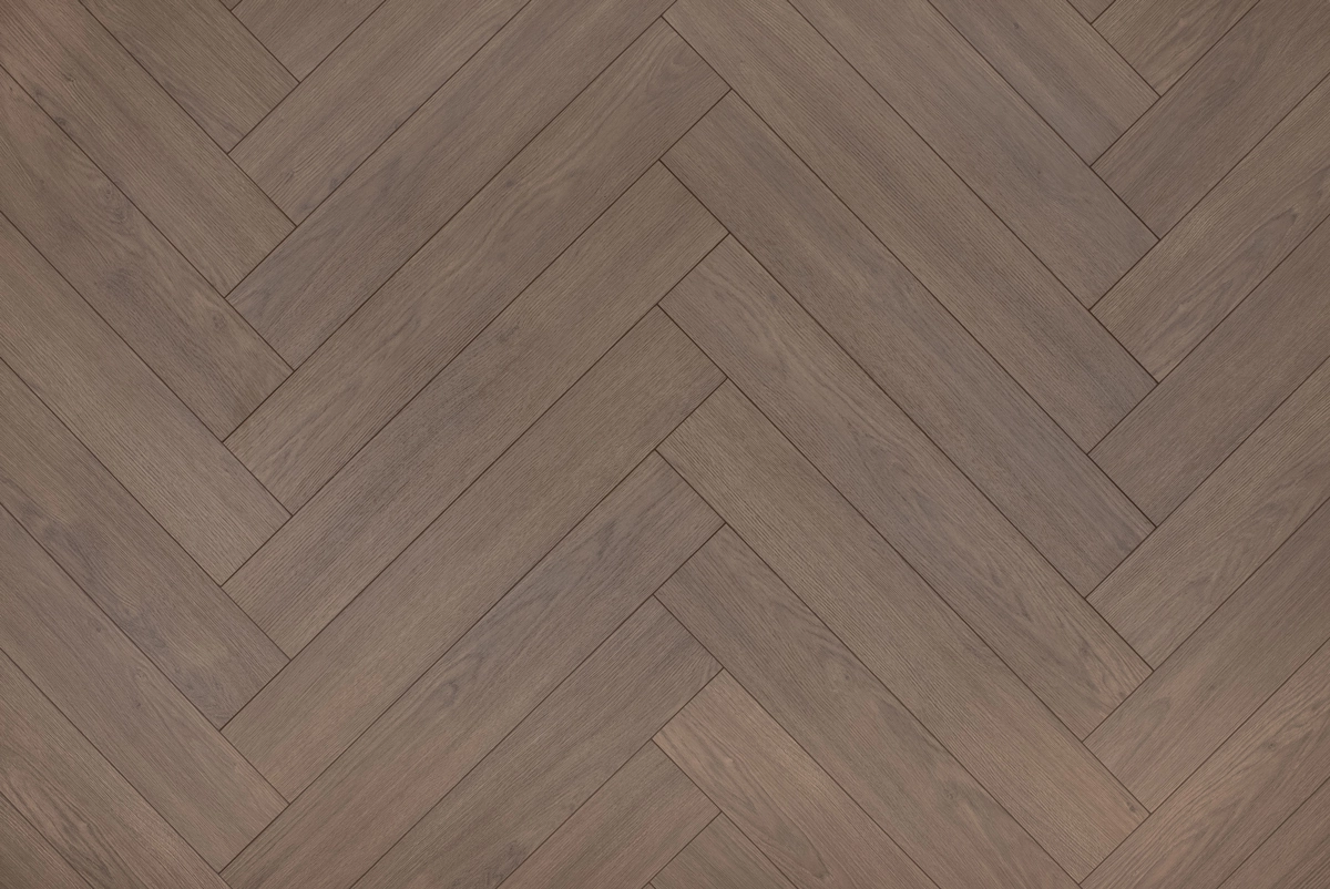 Floer Walvisgraat Laminaat Ceto Cacaobruin topdown