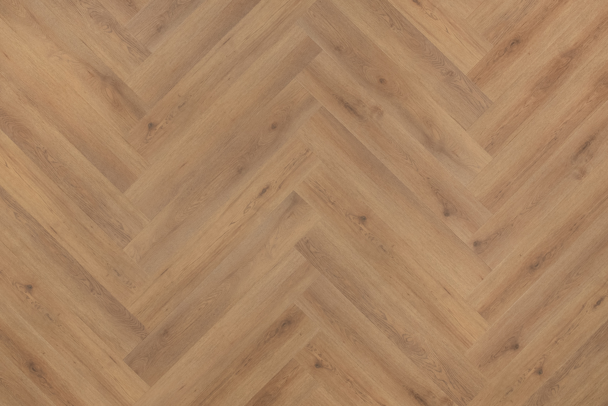 Floer Walvisgraat PVC Narwal Nootbruin product topdown