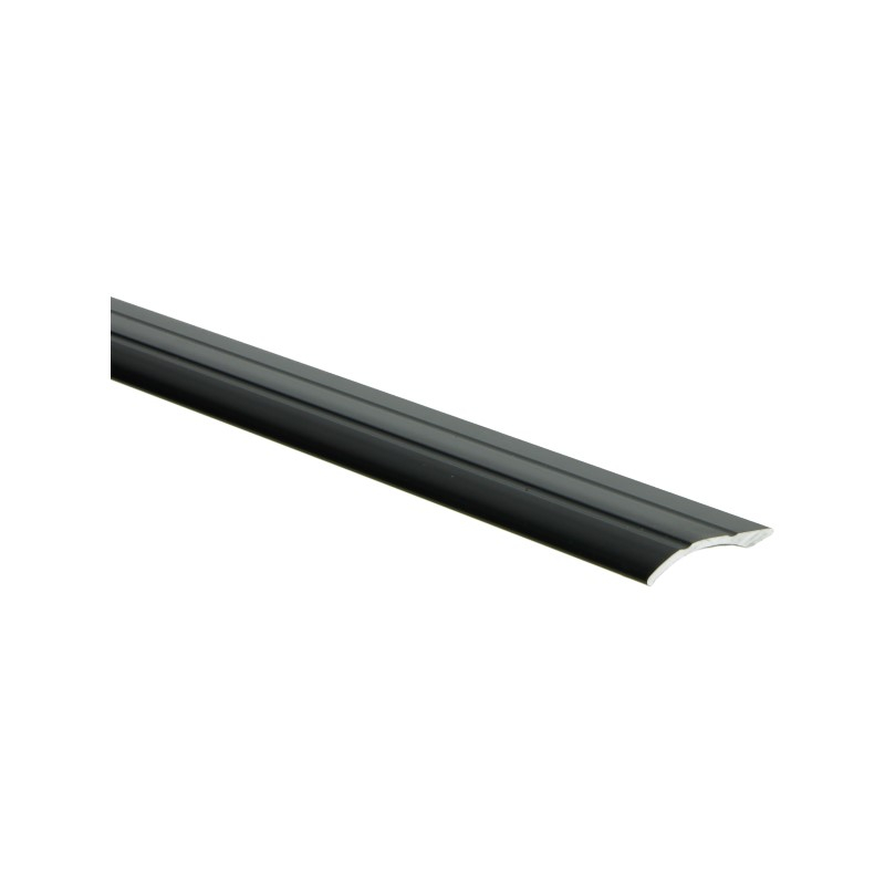 Overgangsprofiel zelfklevend 0-20mm zwart 1m