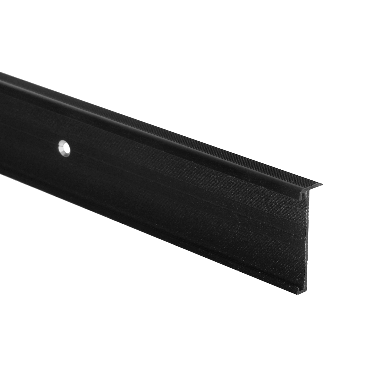 Trapneusprofiel PVC 14x43mm matzwart 3m