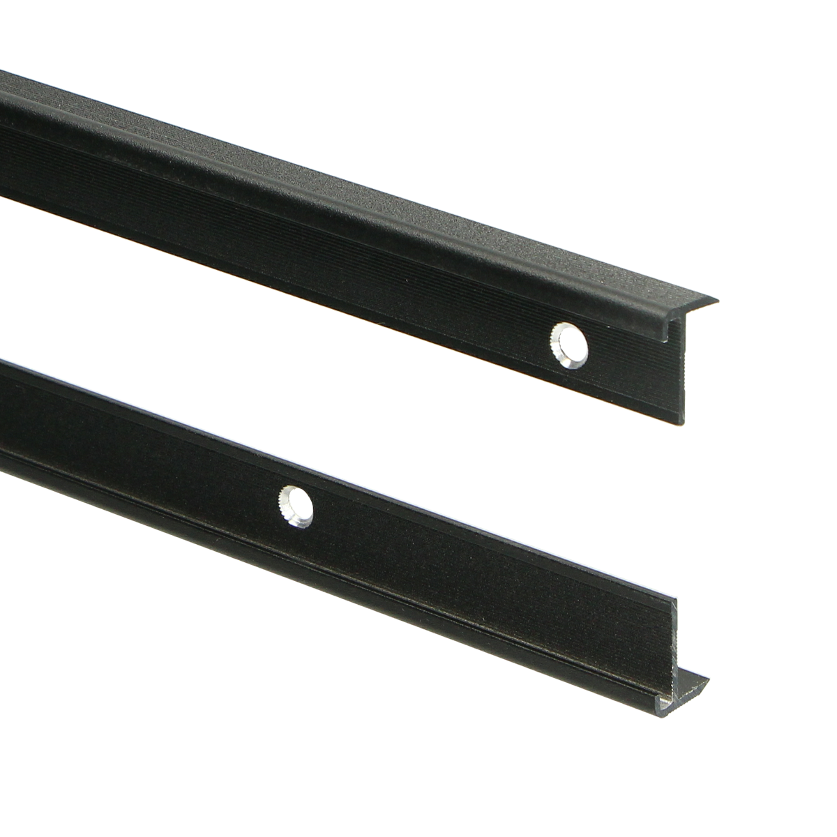 Trapneusprofiel PVC 2-delig verstelbaar 14x19mm zwart 3m