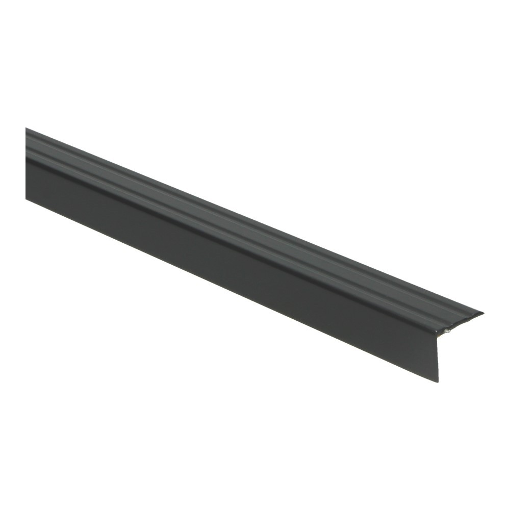 Hoeklijnprofiel zelfklevend 20x24,5mm zwart 3m