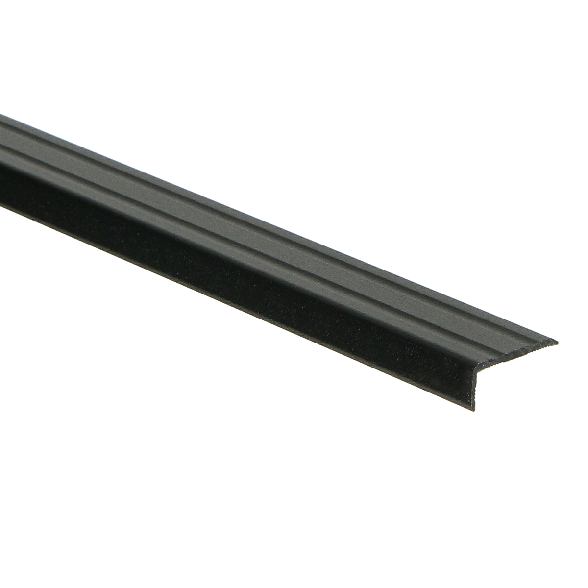 Hoeklijnprofiel zelfklevend 10x24,5mm matzwart 1m
