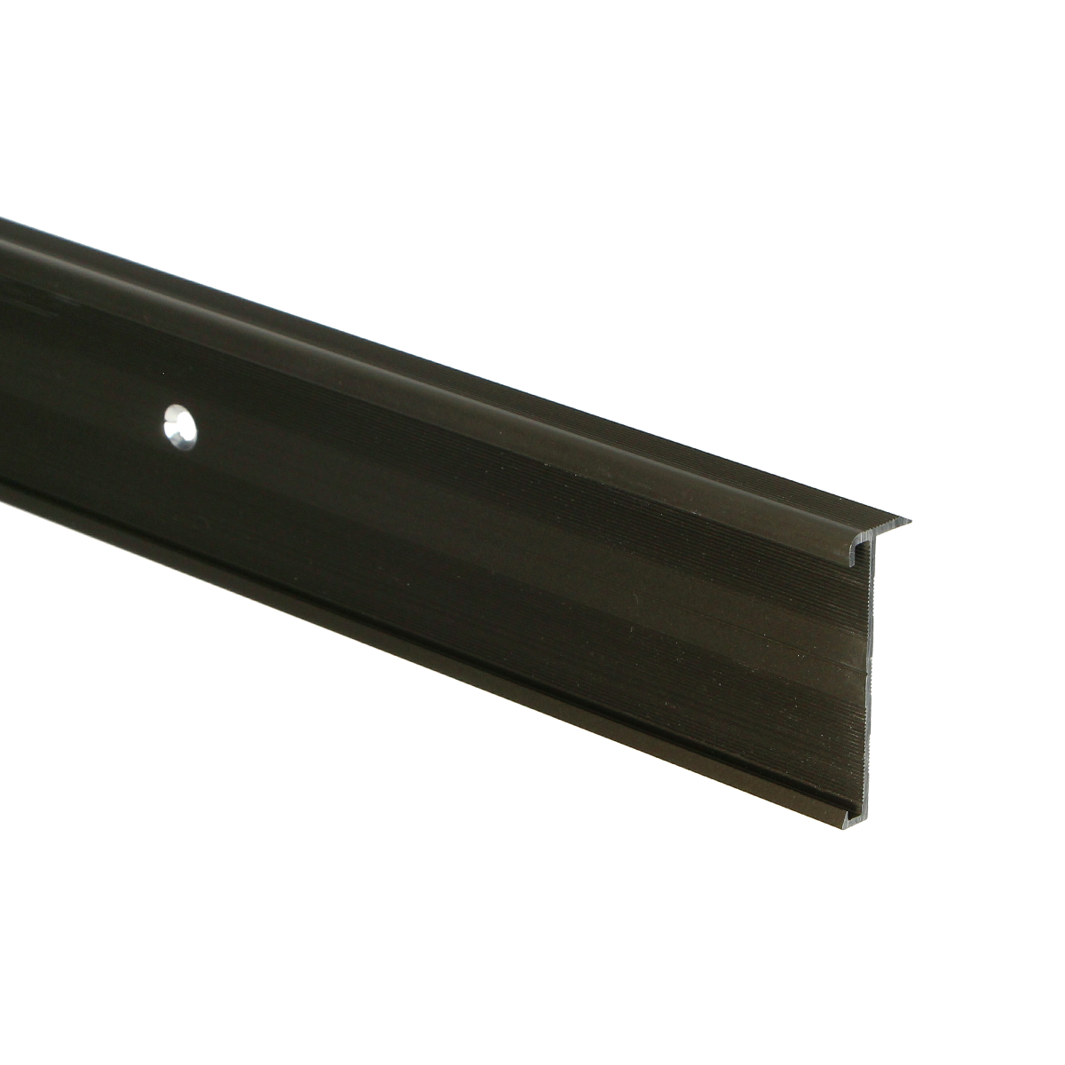 Trapneusprofiel PVC 14x43mm brons 3m