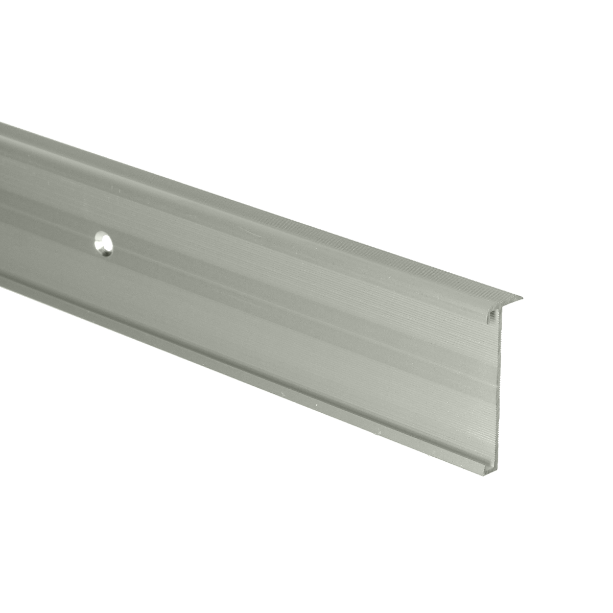 Trapneusprofiel PVC 14x43mm zilver 1,5m